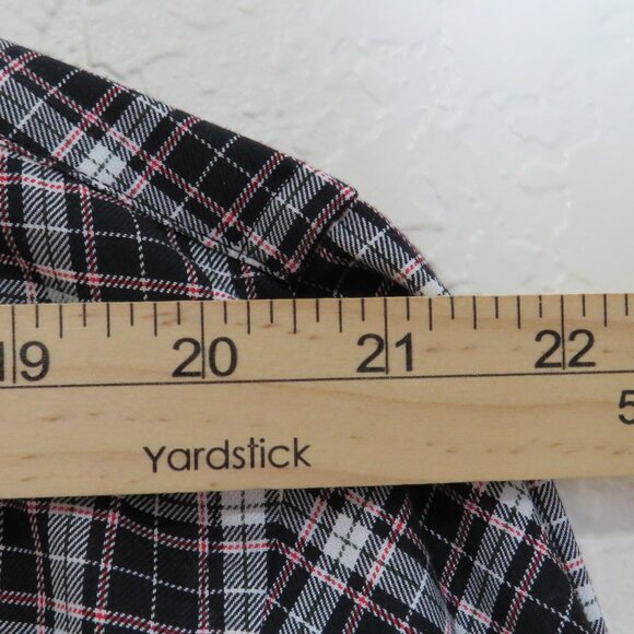 Jos. A. Bank* Men's Long Sleeve Button Down Curved Hem Plaid Dress Shirt~ Large - Picture 5 of 9